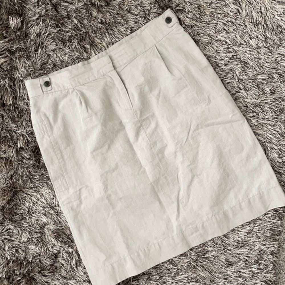 Claudie Pierlot skirt size 3 tan lined skirt
